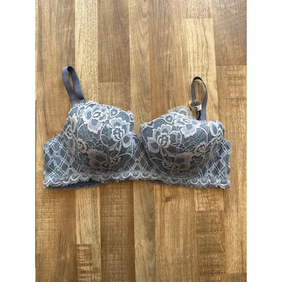 NWOT Women's Intimissimi Floral Groove Sofia Bra in Sugar Paper Blue size 40C - Picture 2 of 5